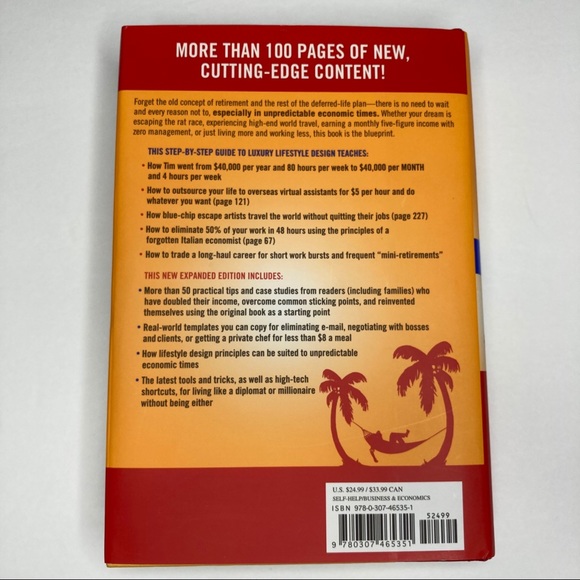 2/$12 books The 4 Hour Workweek by Timothy Ferriss - Picture 2 of 6
